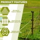 thumbnail image 2 of 25pcs Z Pin Lock T Post Aislador Negro Z Post Aislador T Post Pin Lock Aislador para Agricultores y Ganaderos, 2 of 5