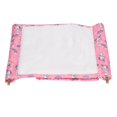 thumbnail image 3 of Hamaca para hámster, cama colgante para pájaros suave y cálida de doble capa con soporte para percha para loros, mascotas pequeñas, 18x23cm, 3 of 14
