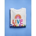 thumbnail image 3 of Love Loudly I. Sweatshirt Men -Victoria Barnes Designs, Male 5X-Large, 3 of 4