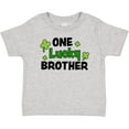 thumbnail image 3 of Inktastic One Lucky Brother with Shamrocks Boys Baby T-Shirt, 3 of 5