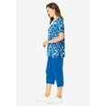 thumbnail image 3 of Woman Within Plus Size 2-Piece Tunic And Capri Set, 3 of 4