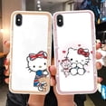 thumbnail image 2 of Cartoon Phone Case for For Apple iphone X XS Max XR 10 Girls Anti-drop Cinnamoroll Kuromi Hello Kitty Silicone Siling Back Cover tzw, 2 of 7