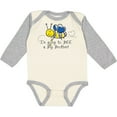 thumbnail image 3 of Inktastic Bee Future Big Brother Boys Long Sleeve Baby Bodysuit, 3 of 5