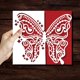thumbnail image 3 of Plantillas de corte de metal para boda con mariposas, para hacer álbumes de recortes y manualidades, papel Ca, 3 of 5