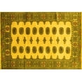 thumbnail image 1 of Ahgly Company Machine Washable Indoor Rectangle Southwestern Yellow Country Area Rugs, 7' x 9', 1 of 4