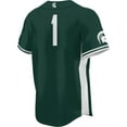 thumbnail image 3 of Unisex ProSphere #1 Green Michigan State Spartans Baseball Jersey, 3 of 3