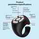 thumbnail image 4 of Control Remoto Bluetooth para Tabletas y Teléfonos Controlador de Cámara Temporizador Automático Pasador de Página de Redes Sociales Rosa, 4 of 5