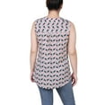 thumbnail image 3 of NY Collection Women's Sleeveless Pintucked Blouse, 3 of 4