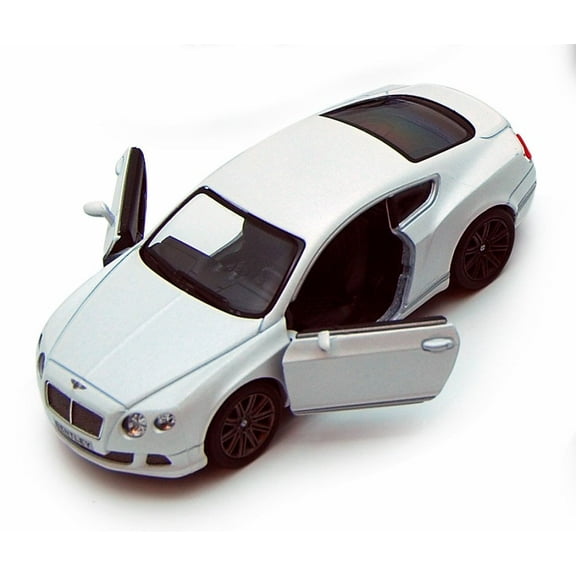 2012 Bentley Continental GT Speed, White - Kinsmart 5369D - 1/38 scale Diecast Model Toy Car (Brand New, but NOT IN BOX)