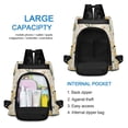 thumbnail image 6 of FORMRS Women's Travel Backpack Purse Anti-Theft Hidden Pockets Casual Shoulder Bag, White Rabbits, 6 of 7