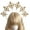 E, variant on Women's s Sun Godmother's Light Gothic Cosplay Tea Party Headband Headwear