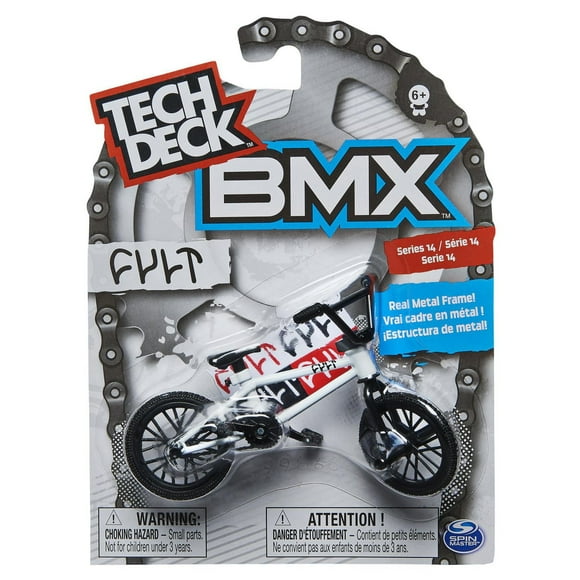 Tech Deck - BMX Finger Bike - Cult - White/Black - Series 14
