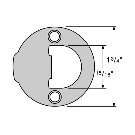 - Kwikset 83929 Full Round 1-3/4