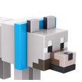 thumbnail image 4 of Minecraft Wolf Action Figure, 3.25-in, with 1 Build-a-Portal Piece & 1 Accessory, 4 of 6