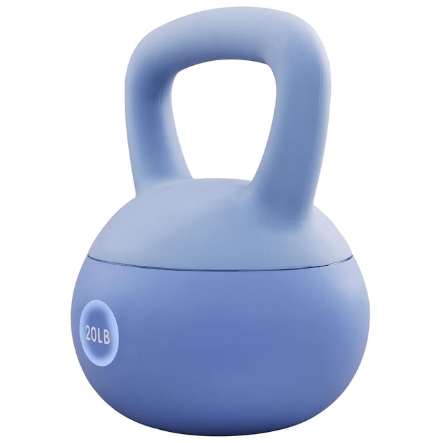 Kettlebells Signature Fitness Fitvids de vinilo suave con relleno de arena y hierro