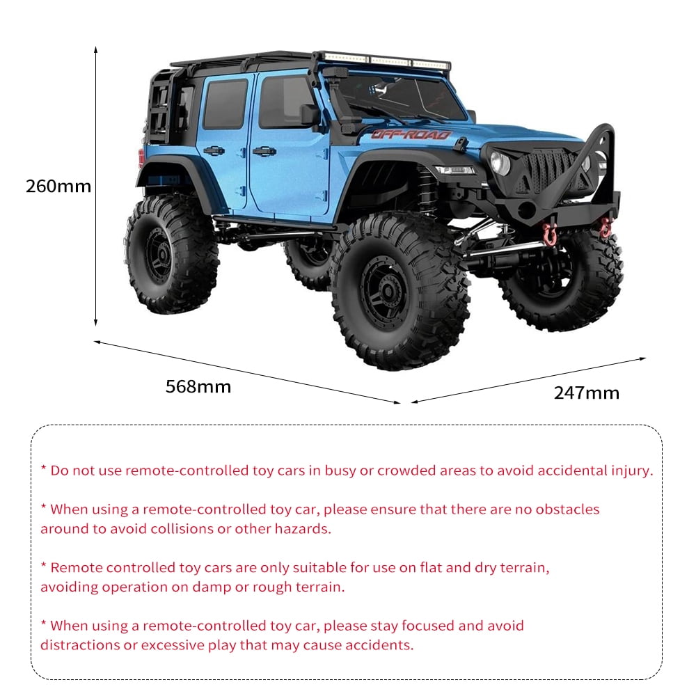 Remote  car,Off-road Vehicle With Crawler Off-road Vehicle Led 3 Batteries Car 1 10 With Led 3 Buzhi 1 10 Scale 3 Batteries Car Vehicle With Led Scale Crawler Off-road Silver 3 Battery
