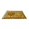 thumbnail image 2 of Ahgly Company Machine Washable Indoor Rectangle Persian Yellow Traditional Area Rugs, 8' x 12', 2 of 4