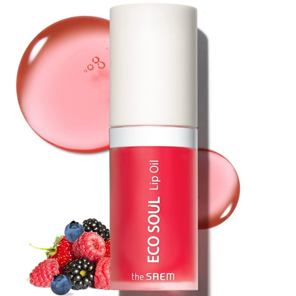 Aceite labial THESAEM Eco Soul 02 Berry, rellenador e hidratante, 6 ml