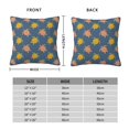 thumbnail image 6 of Wukai Cute Turtle Premium Polyester Fleece Pillow Covers with Hidden Zipper Closure,Luxuriously Soft and Durable-24"x24", 6 of 7