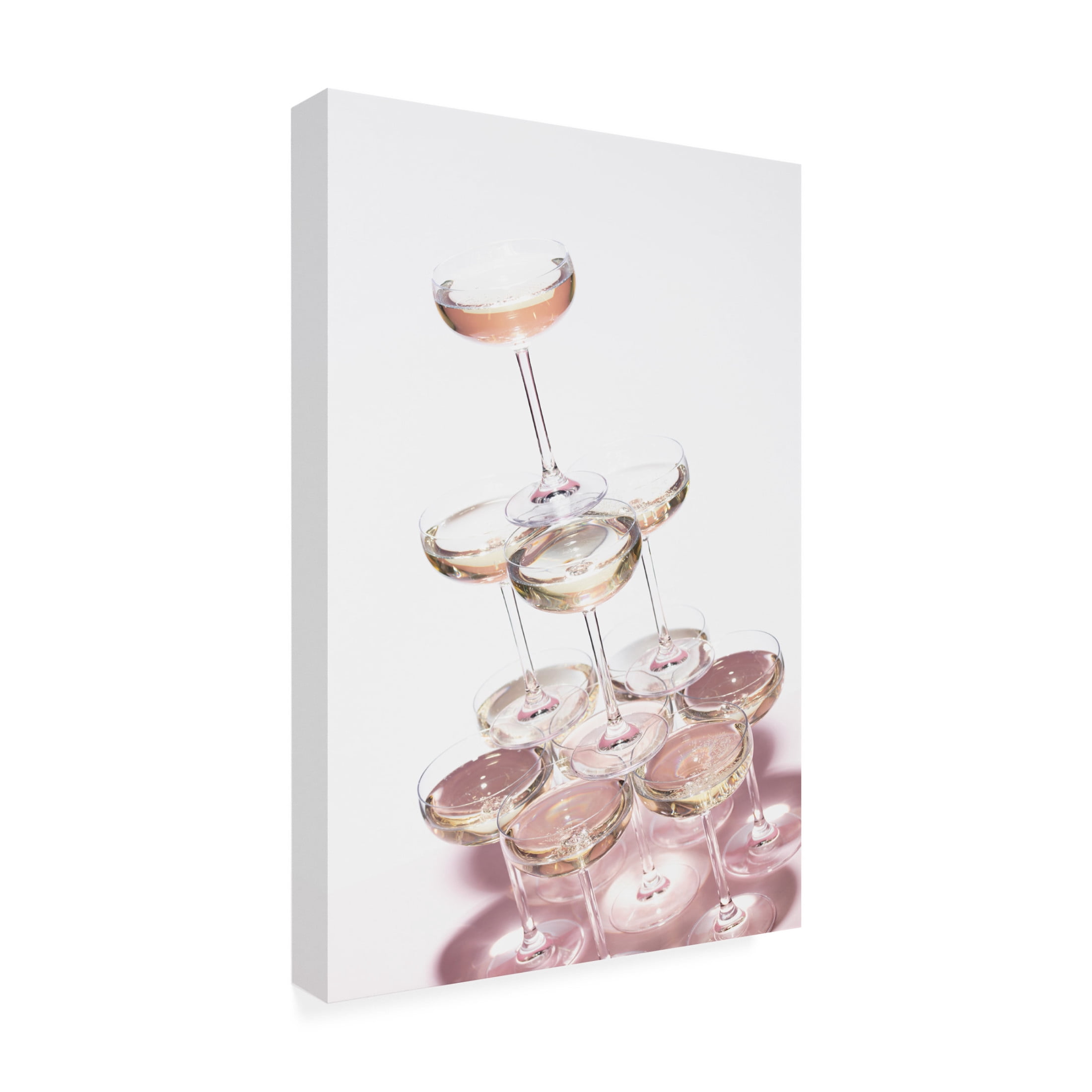 Trademark Fine Art Pictufy Studio Champagne Tower 1 Canvas Wall Art