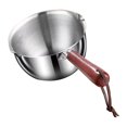 thumbnail image 1 of Mini Cacerola, Limpieza Simple, Acero Inoxidable 304, Antiescaldaduras, Mini Olla Calentadora De Leche, 300 Ml, Compacta Para Cocina, 1 of 7