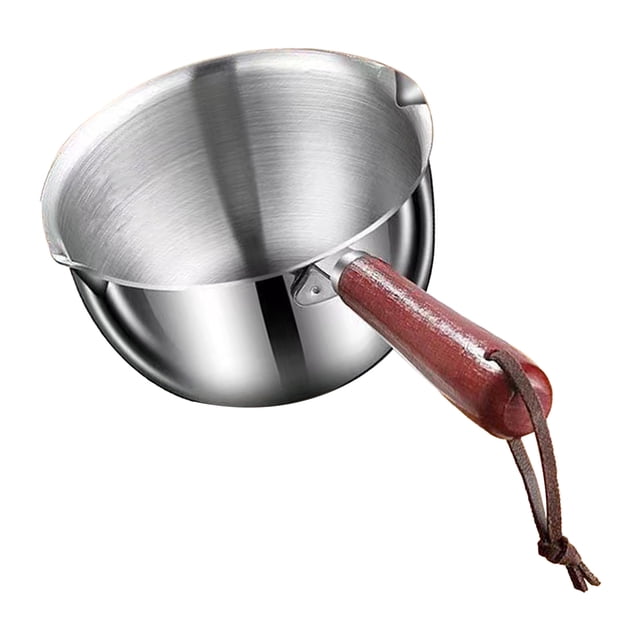 Mini Cacerola, Limpieza Simple, Acero Inoxidable 304, Antiescaldaduras, Mini Olla Calentadora De Leche, 300 Ml, Compacta Para Cocina