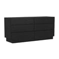 thumbnail image 6 of Ardea Contemporary 72" Dresser in Black (6-Drawer), 6 of 8