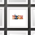 thumbnail image 3 of Gallery Pops Disney Lilo & Stich (2025) - Vintage Hawaiian Stitch Text Wall Art, White Framed Version, 12" x 12", 3 of 5
