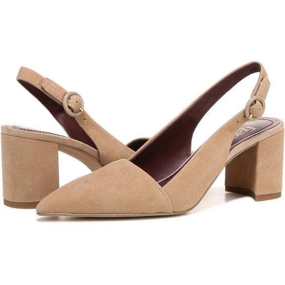 Franco Sarto Women's Trista Slingback Pump Taupe Grey 5M
