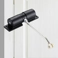 thumbnail image 5 of Mounted Door Closer easy to install Automatic Stopper for Shed Doors , black, 5 of 8