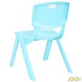 thumbnail image 3 of JOON Stackable Plastic Kids Learning Chairs, Baby Blue, 20.5x12.75X11 Inches, 3 of 7