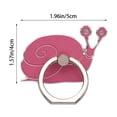 thumbnail image 3 of Oliegs Heated Blanket Cell Phone Ring Holder Metal Finger Grip Finger Kickstand 360° Rotation Universal Finger Ring Phone Grip Compatible With All Smartphone Chocolate, 3 of 5