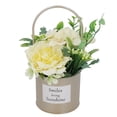 thumbnail image 3 of Panier à Fleurs Décoratif à la Maison, Panier à Fleurs Anti-Chute, Portable Réaliste pour Bibliothèque de Balcon, 3 of 8