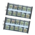 thumbnail image 3 of Bloc de Barrière de Borne, Efficace Double Rangée Terminal Sécurisé Professionnel pour le Système de Distribution d'Énergie 5 Positions, 3 of 8