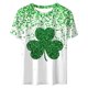 thumbnail image 4 of Camisetas Casuales de Manga Corta con Cuello de Tripulación Impresa de San Valentín Tee Gráfica Ligera Top 95% Poliéster 5% Elastano para el Uso Diario, Camiseta de Moda Cómoda, 4 of 8