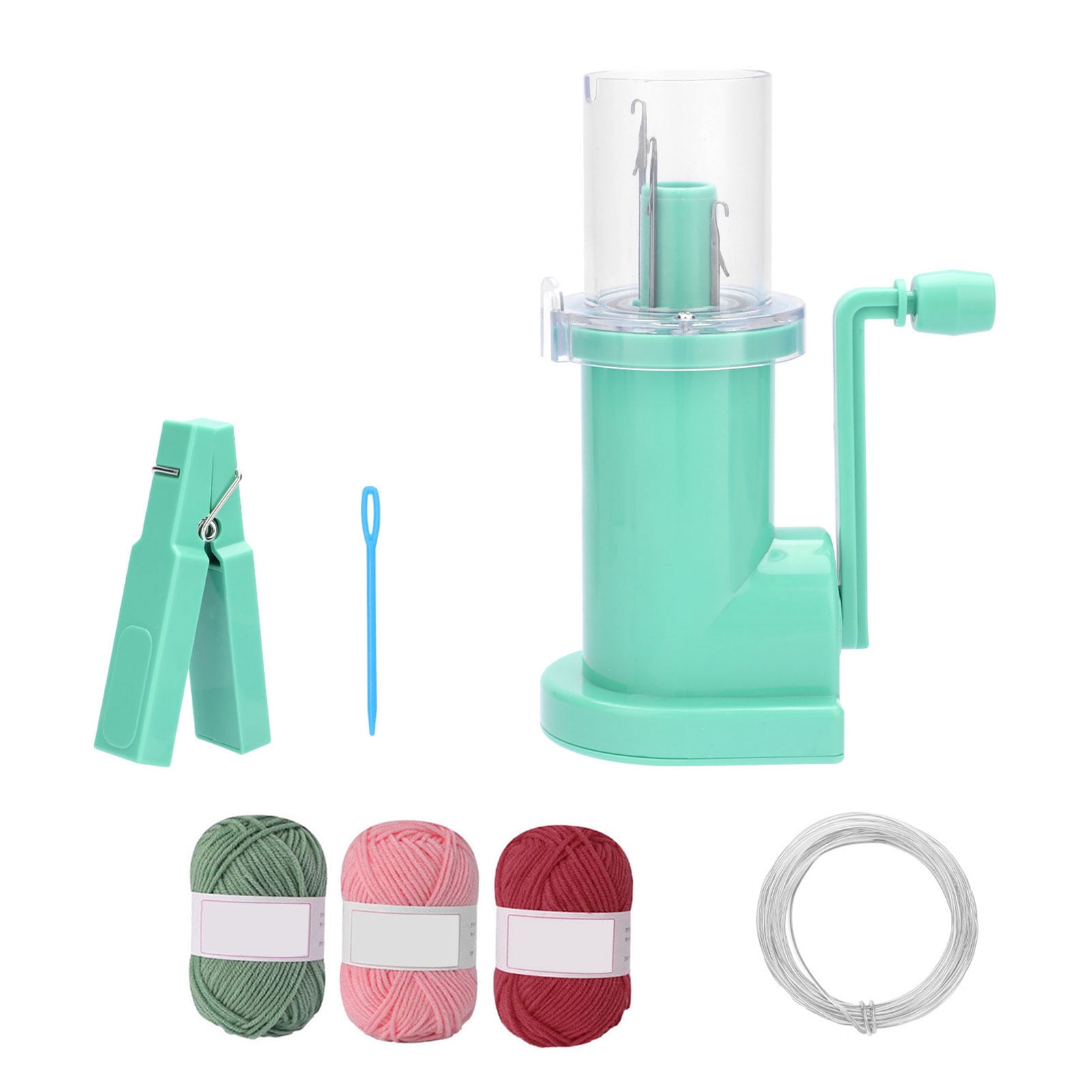 Cord Knitter Bracelets Weaving Tool With Yarn Needle Cord Manual Knitting Mill Machine for Bracelets Braiding Weaving