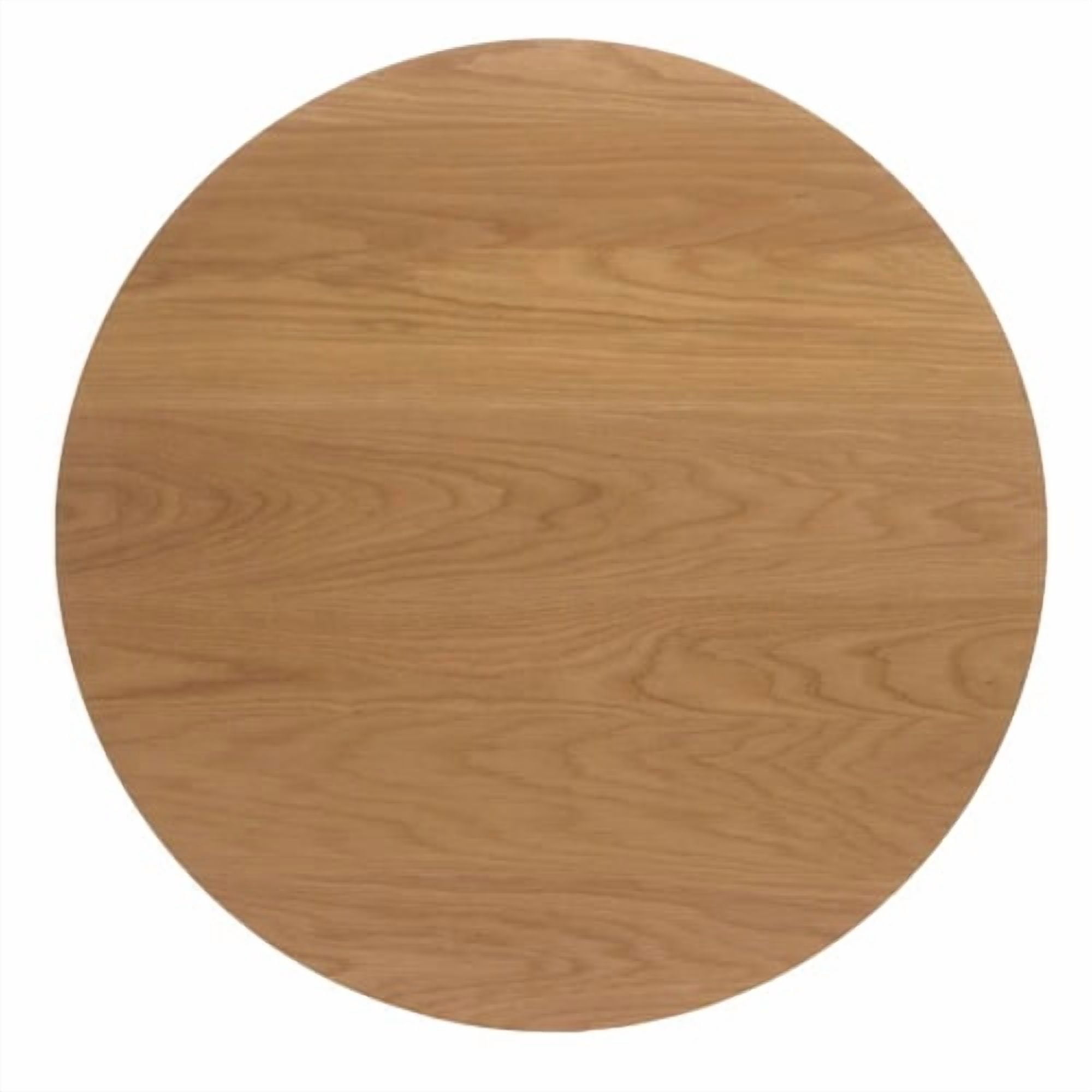 Bar Table 42 Inch High Round with Rubberwood Legs, Bar Height Dining Table and Counter Table for Kitchen Home Bar, Natural Oak