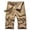 Khaki, variant on Brondbend Men's Shorts Cargo Work Shorts for Men Multi Pockets Zipper Shorts Solid Color Fashion Casual Loose Fit Going out Climb Workwear Pants Army Green L