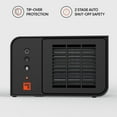 thumbnail image 4 of Sharper Image Ceramic 1 Personal Desktop Heater with Auto Shut-off, 2 Heat Settings, Black (New), 4 of 6
