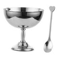 thumbnail image 2 of Tnarru Ice Cream Cup High Base Multipurpose Pudding Cup for Pub Birthday Party Home 300ml, 2 of 8