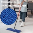 thumbnail image 5 of 2 Pack Microfiber Reusable Mop Pad Super Absorbent Dust Flip Mop Refill 18 in By PULMCheerger, 5 of 8