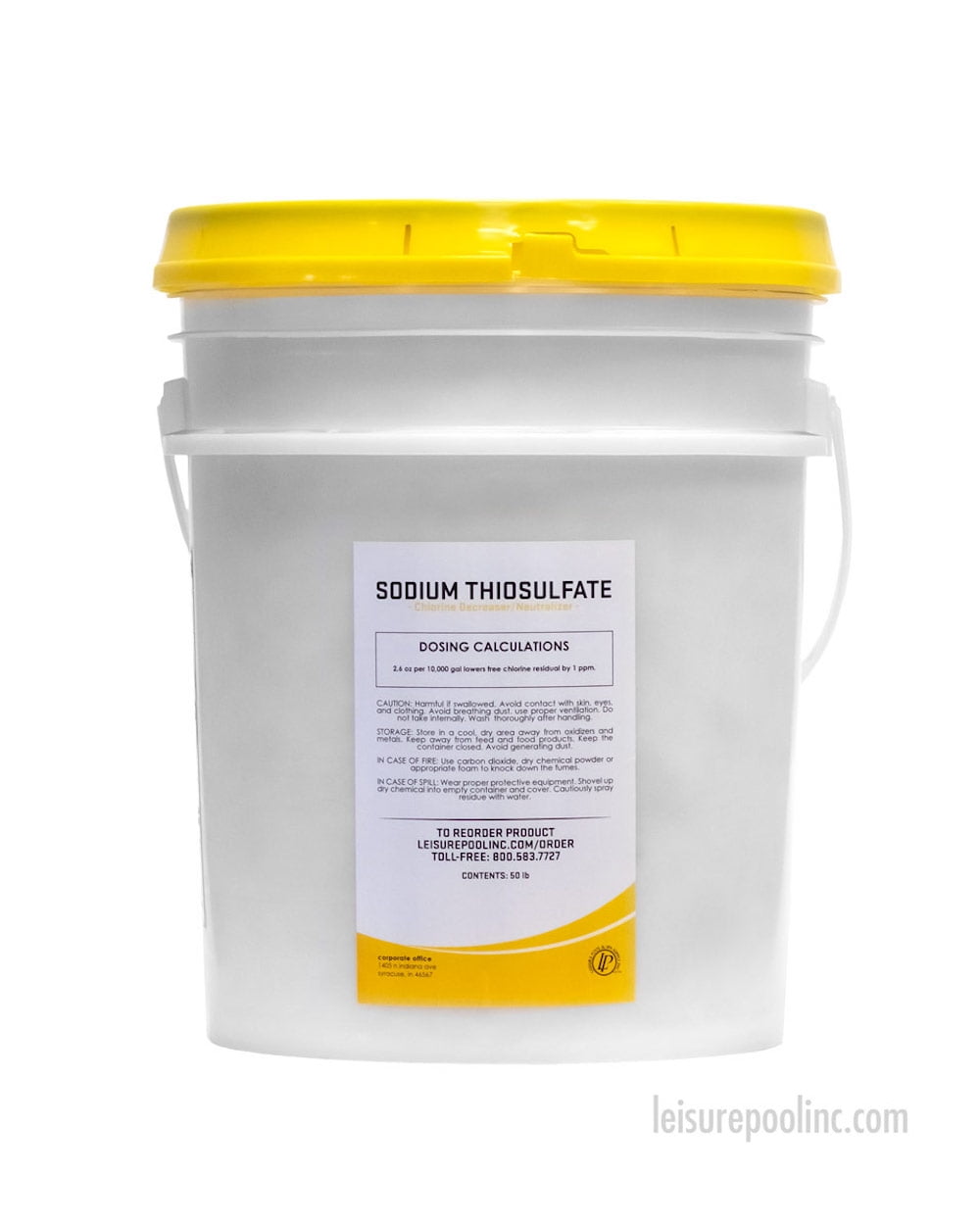 Leisure Pool Chlorine Neutralizer (Sodium Thiosulfate) 50 lb. Pail