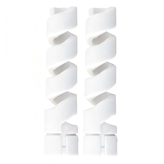 XIRQI 20Pcs Oxygen Tube Support Crimp Straightener,Retractable Oxygen Tubing Support for Oxygen Concentrator Machine,Keep Oxygen Hose From Kinking,Anti-Crimp Accessories for Nasal Cannula - White