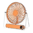 thumbnail image 2 of Desktop Fan, Folding Card Fan 180° Wide Angle, 7 Blades Strong Wide Wind, USB Rechargeable Quiet Brushless Motor, Portable Desk Fan for Home Dorm Outdoor Travel, 5.71x1.57x6.10in, 2 of 6