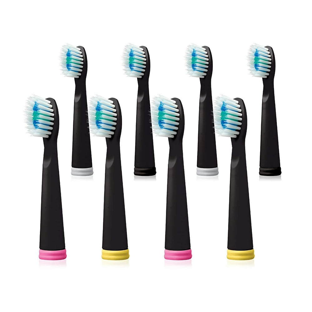 SonicFX Replacement Brush Heads 8Pack (Black)