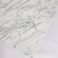 thumbnail image 5 of Contemporary Home Living 43.5" Brown and White Rectangular Italian Carrara Marble Coffee Table, 5 of 8