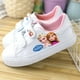 thumbnail image 2 of Zapatos de lona con lazo blanco de princesa congelada para niñas de Disney, zapatos informales deportivos antideslizantes de fondo suave para niñas, gift34-Insole 21cm Gao Jinjia LED, 2 of 2