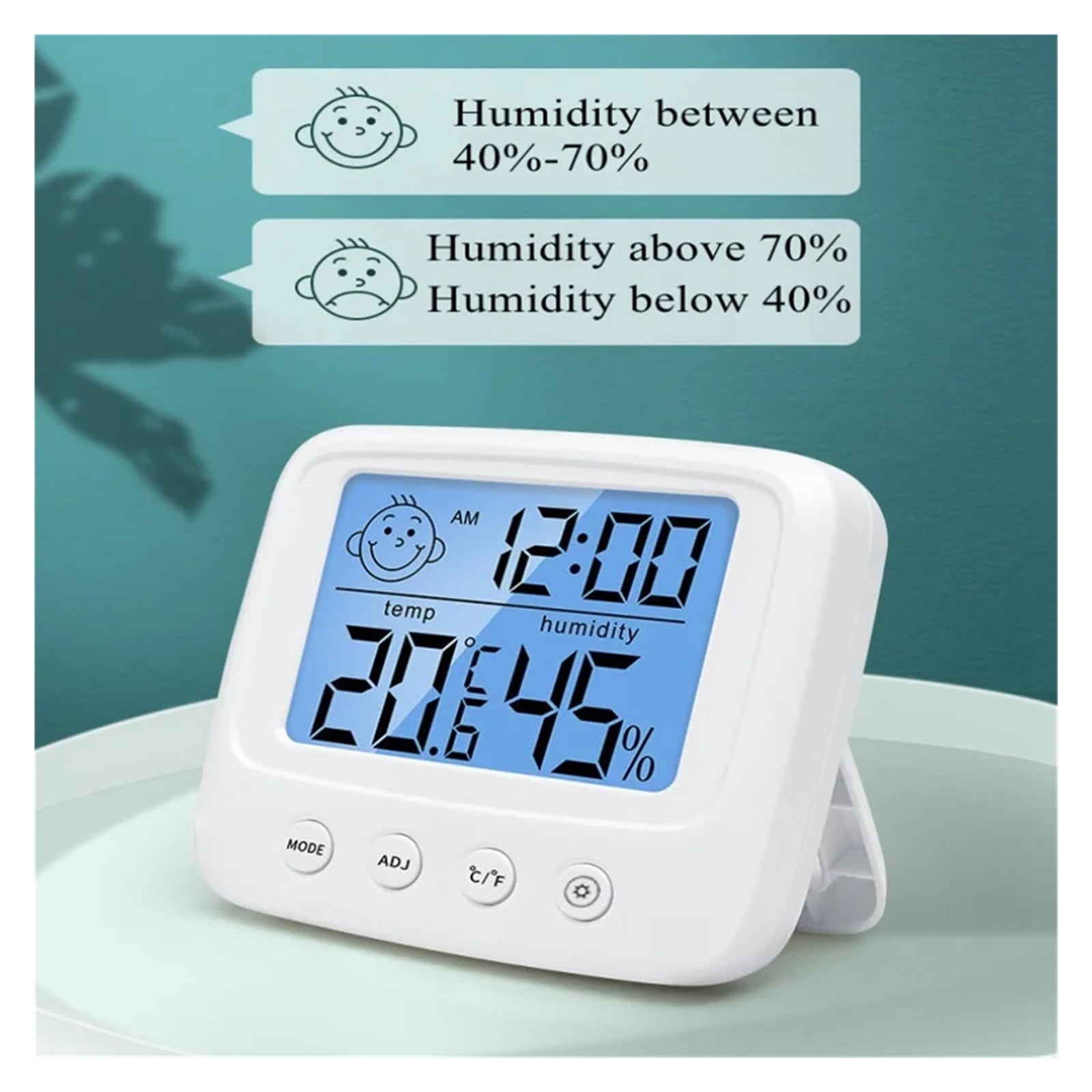 LCD Digital Thermometer Hygrometer Backlight Temperature Indoor Humidity Meter Sensor Electronic ,Fast Response