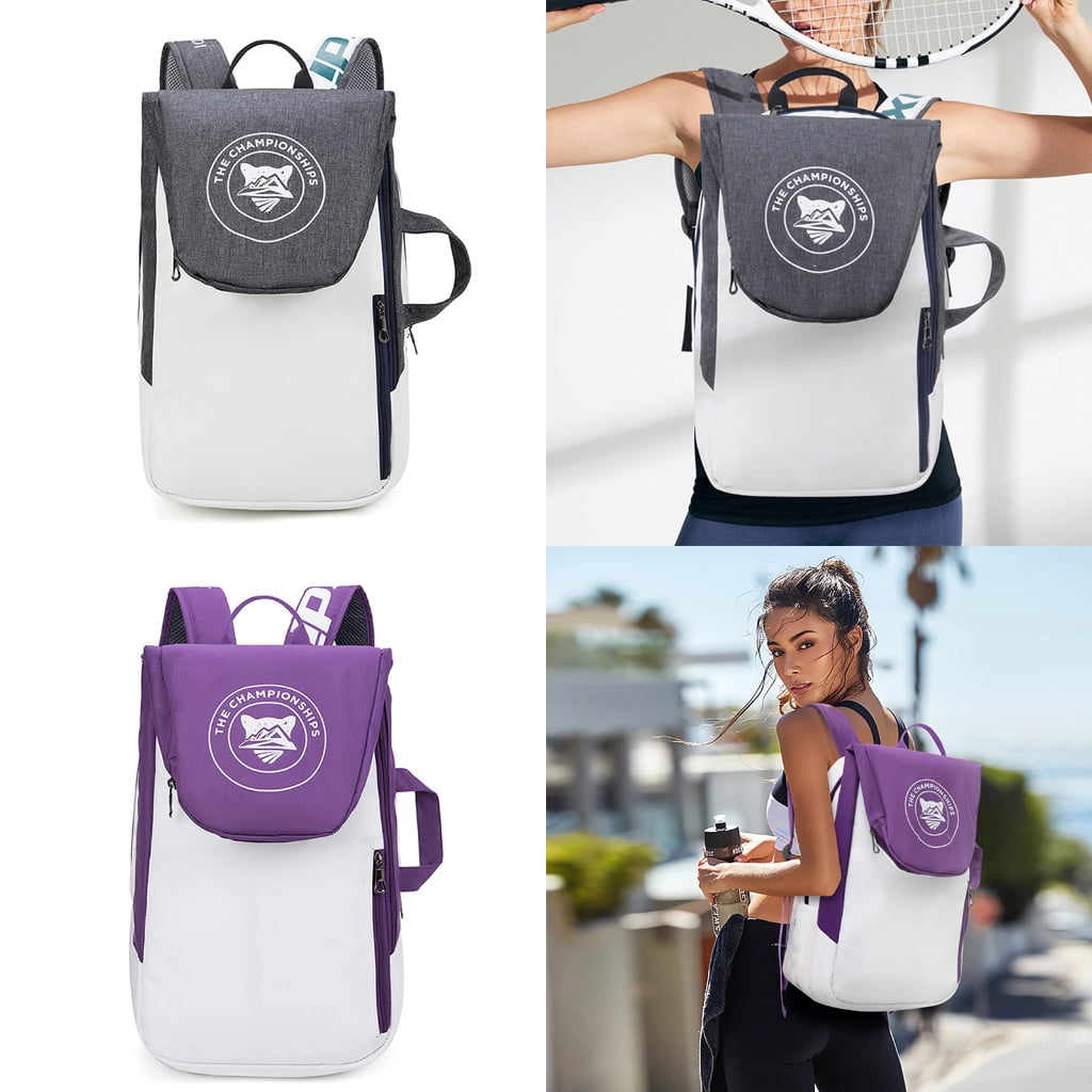 WINDLAND Portable Racquet Carrying Bag Tennis Backpack Outdoor Sports Tennis Racket Bag Badminton 2-Rackets Tennis Handbag