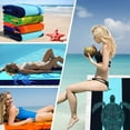 thumbnail image 2 of 4 Pack Oversized Beach Towel Set - 72"x36" Extra Large Big Microfiber Beach Towel Blanket Clearance , Sand Free Quick Dry Super Absorbent Soft Travel Swim Towels Gift for Women Men Adults, 2 of 6
